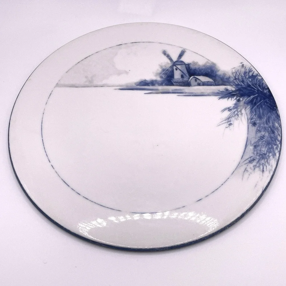 Noritake Morimura Blue And White Windmill 7